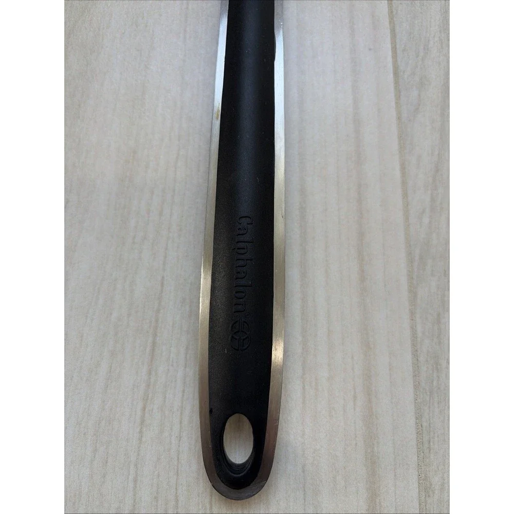 Calphalon Stainless Steel Solid Spatula Heavy Duty Cooking Comfort Grip 13-1/2